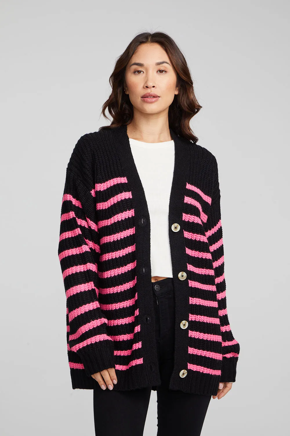 Vibe Melrose Stripe Cardigan