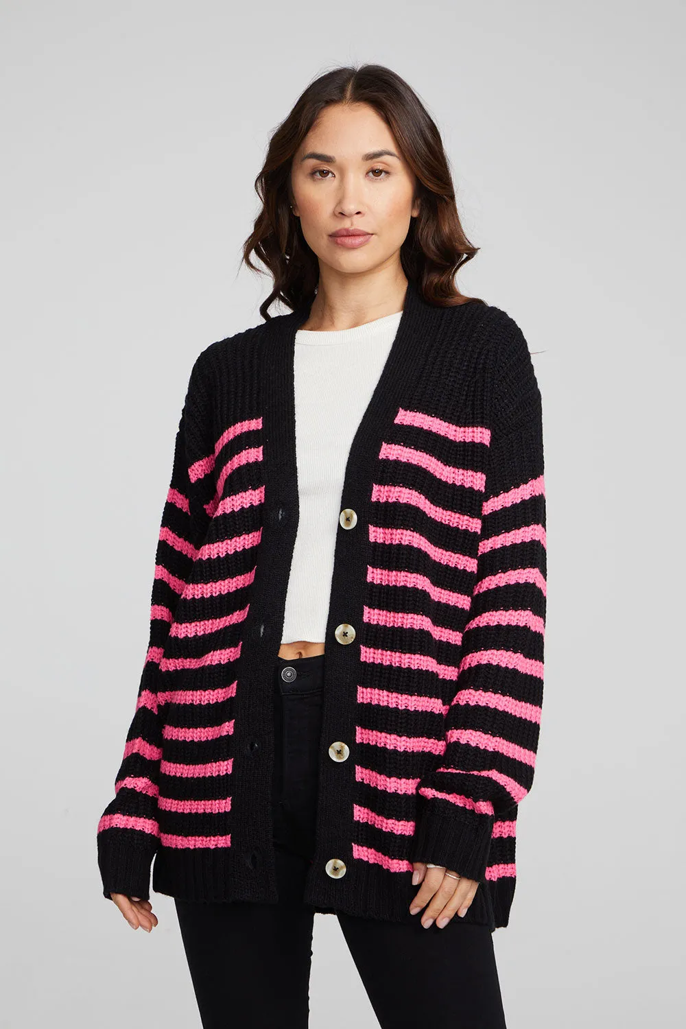 Vibe Melrose Stripe Cardigan