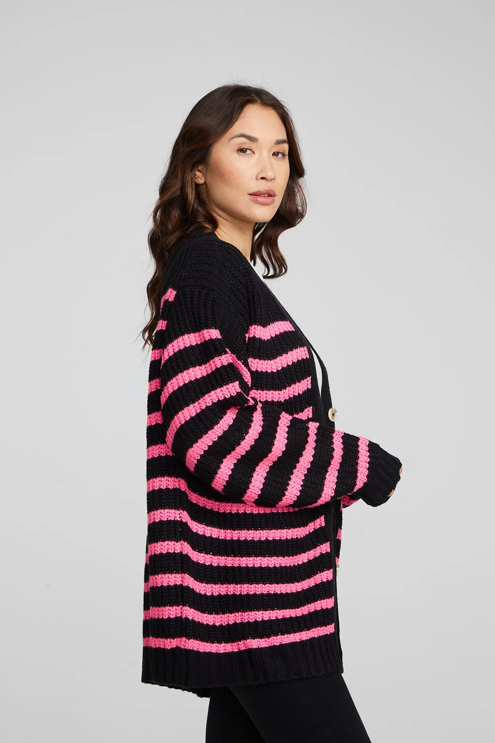 Vibe Melrose Stripe Cardigan