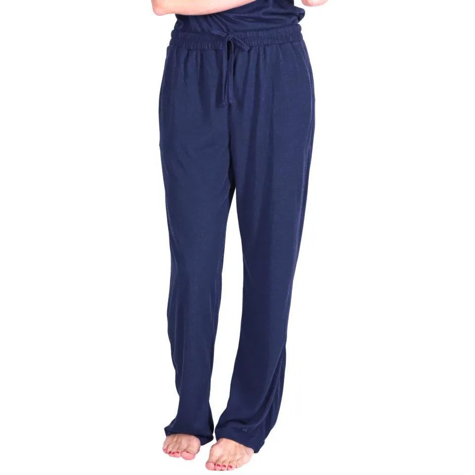 Women's Moisture Wicking Cami Long Drawstring Pant Pajama Set