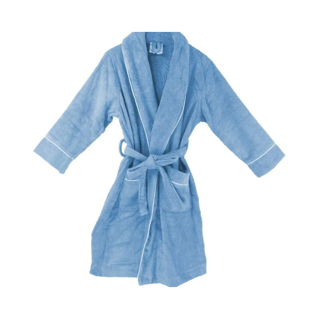 Women's Organic Cotton Velour Bathrobe [GOTS CERTIFIED]