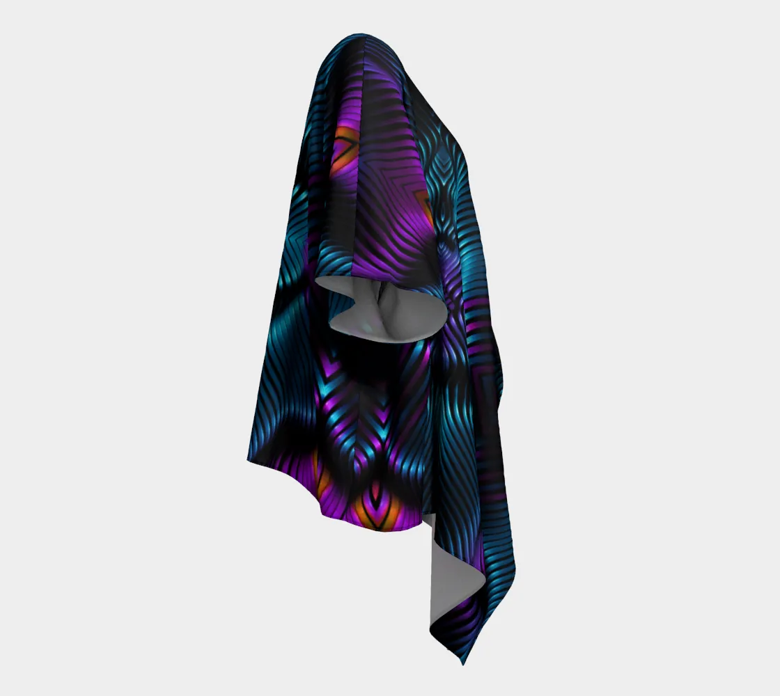 Xenoform Draped Kimono