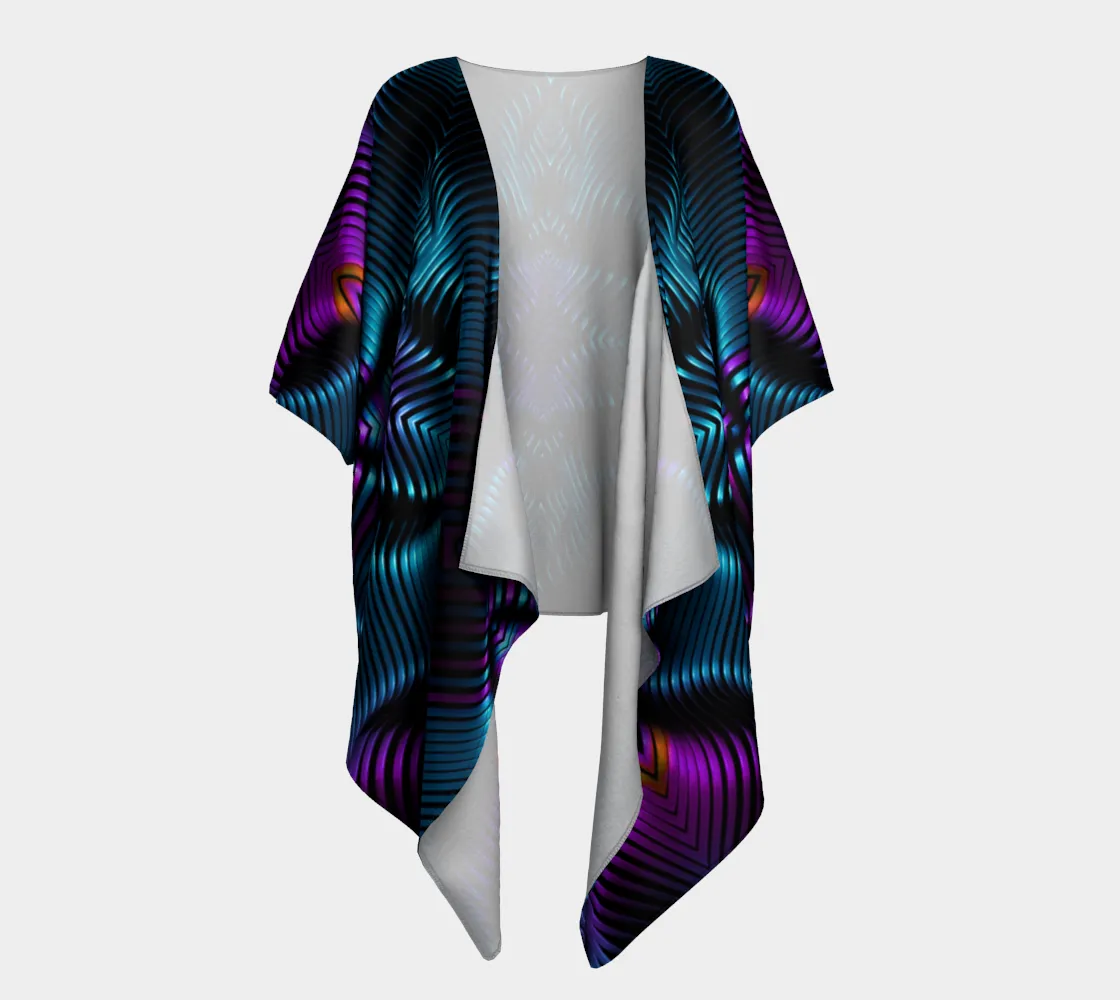 Xenoform Draped Kimono